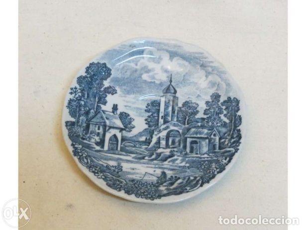 Antig&uuml;edades: Pires em porcelana de Coimbra Di&acirc;metro - 14,5cm Condi&ccedil;&atilde;o - Perfeito