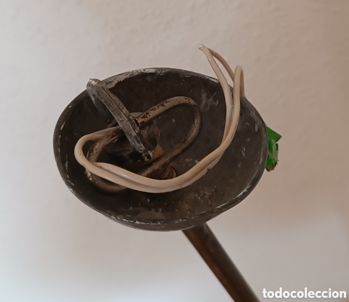 Antig&uuml;edades: SOPORTE para Tulipa, extensor, Cubre Cable. - Foto 3