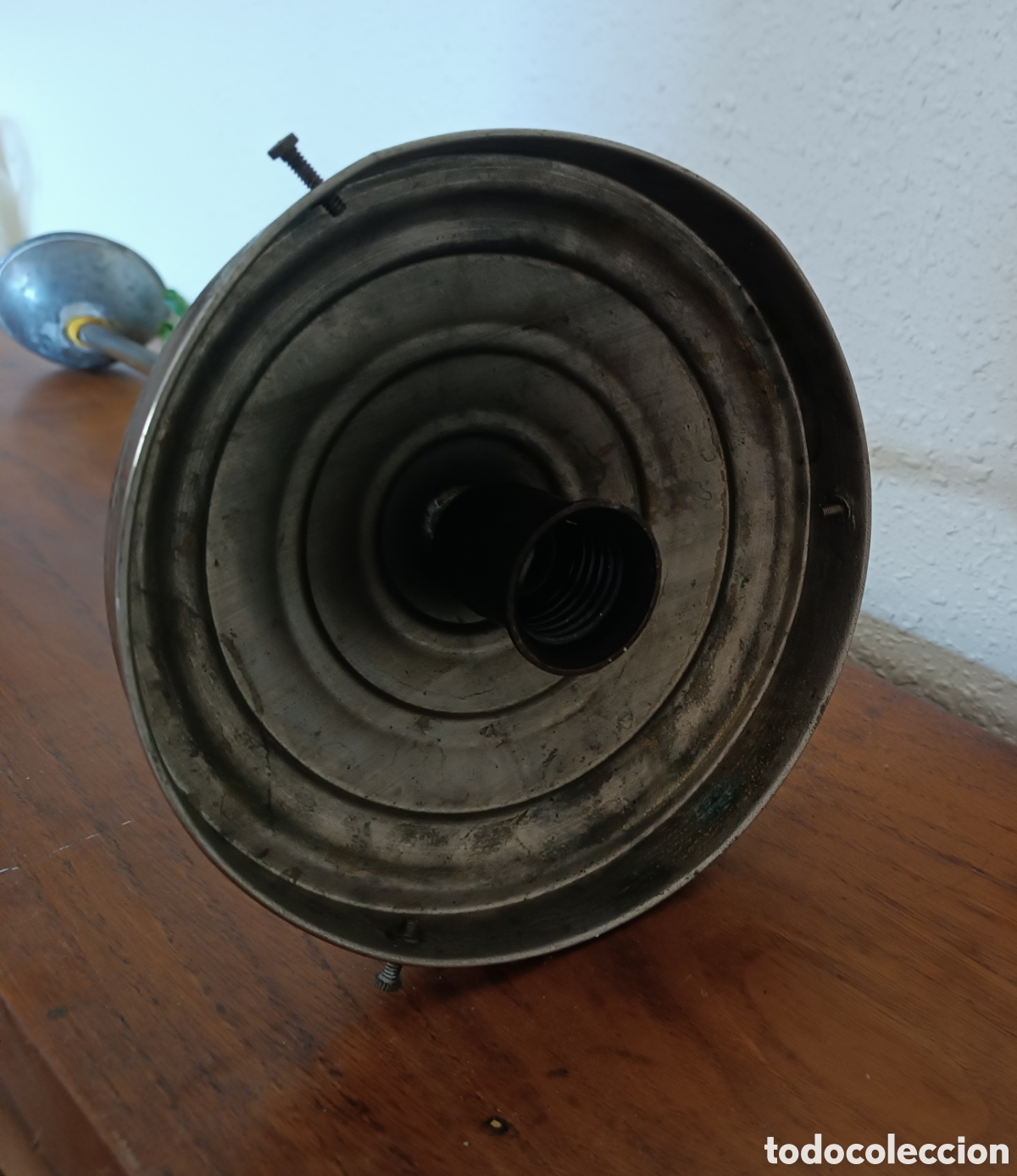 Antig&uuml;edades: SOPORTE para Tulipa, extensor, Cubre Cable. - Foto 4
