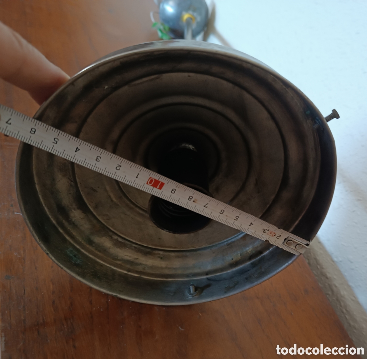 Antig&uuml;edades: SOPORTE para Tulipa, extensor, Cubre Cable. - Foto 6