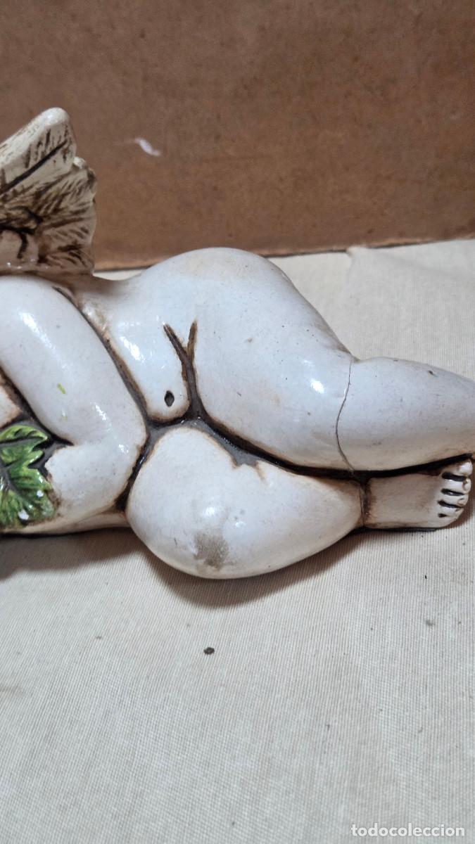 Antig&uuml;edades: figura de angel acostado - Foto 5