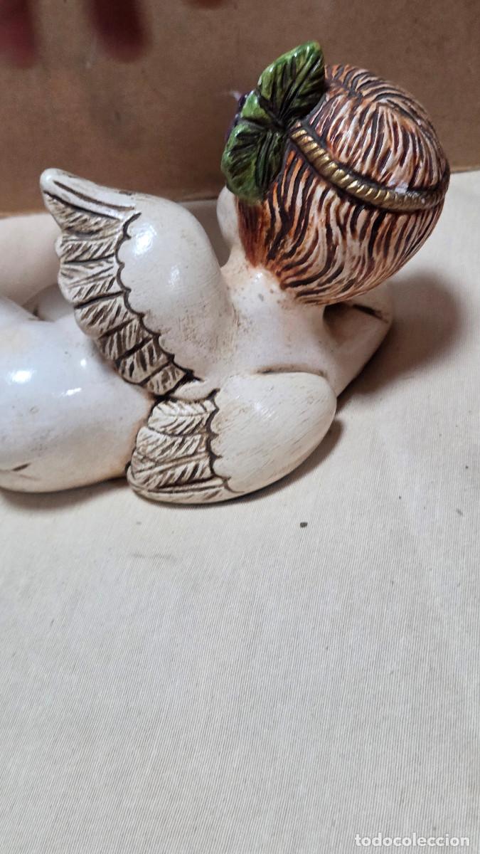 Antig&uuml;edades: figura de angel acostado - Foto 6