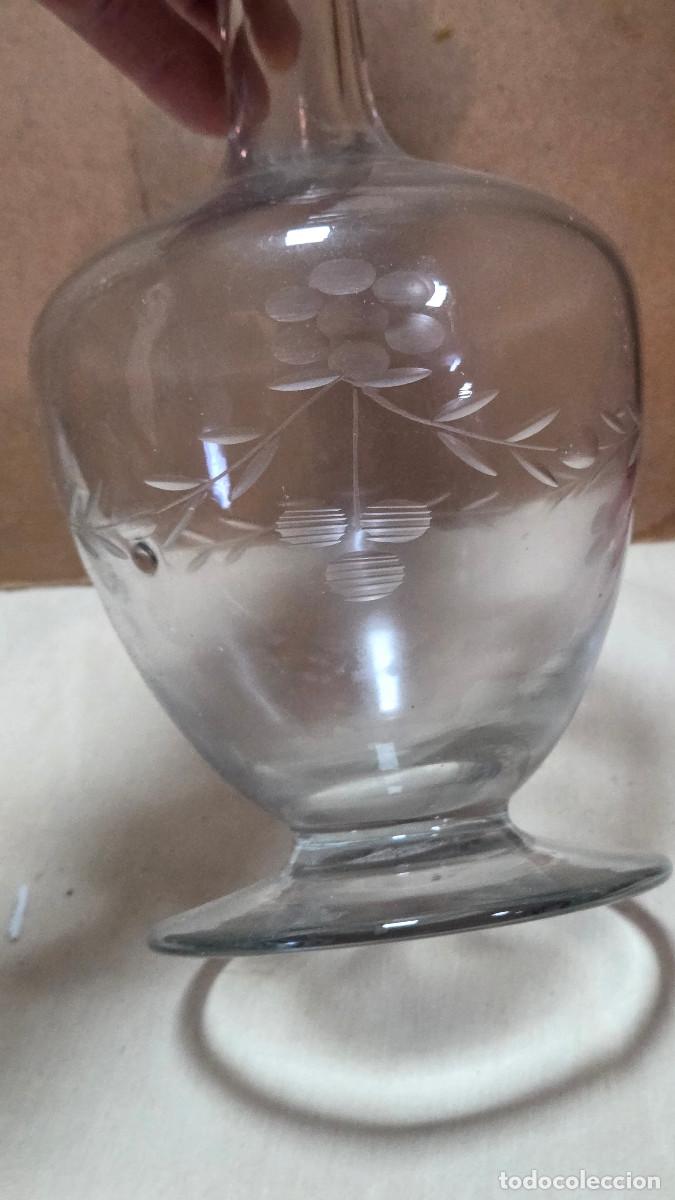 Antig&uuml;edades: botella de cristal antigua - Foto 4