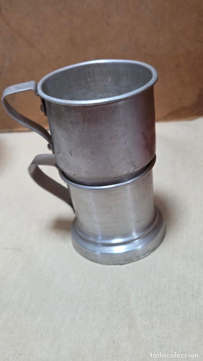 Antig&uuml;edades: tetera de aluminio vintage - Foto 1
