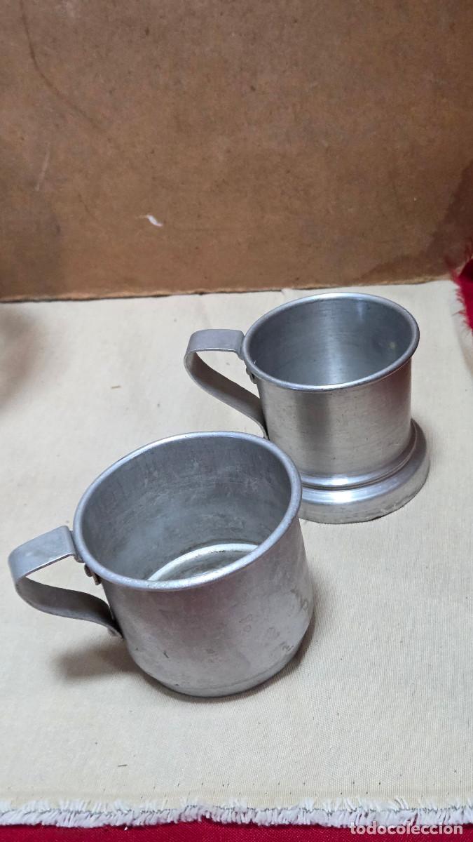 Antig&uuml;edades: tetera de aluminio vintage - Foto 2