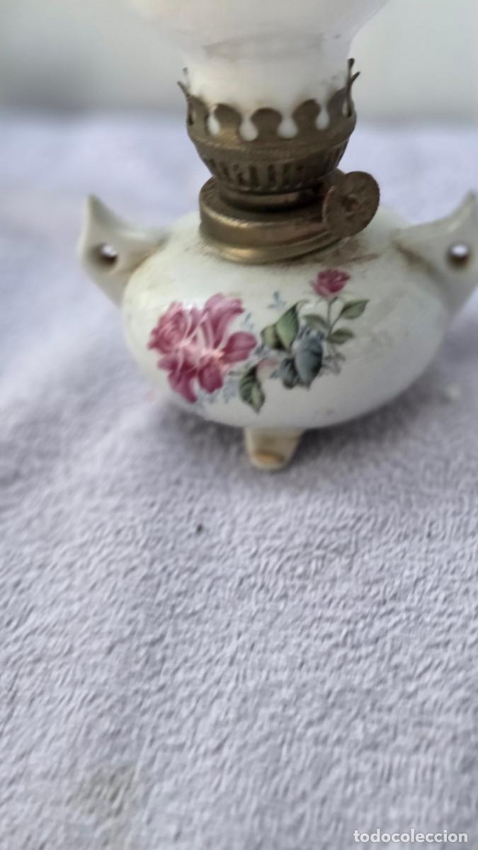 Antig&uuml;edades: quinque de ceramica y cristal - Foto 1