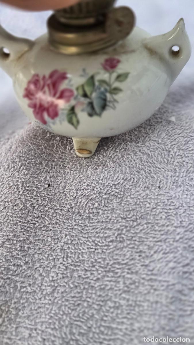 Antig&uuml;edades: quinque de ceramica y cristal - Foto 3