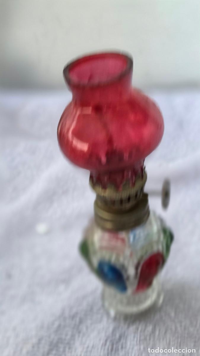 Antig&uuml;edades: quinque de cristal de colores - Foto 3