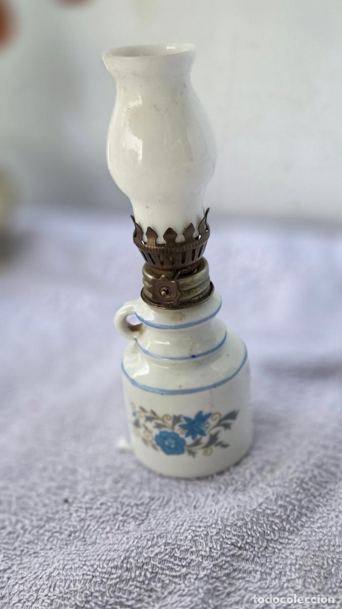 Antig&uuml;edades: quinque de cristal coleccionable - Foto 5
