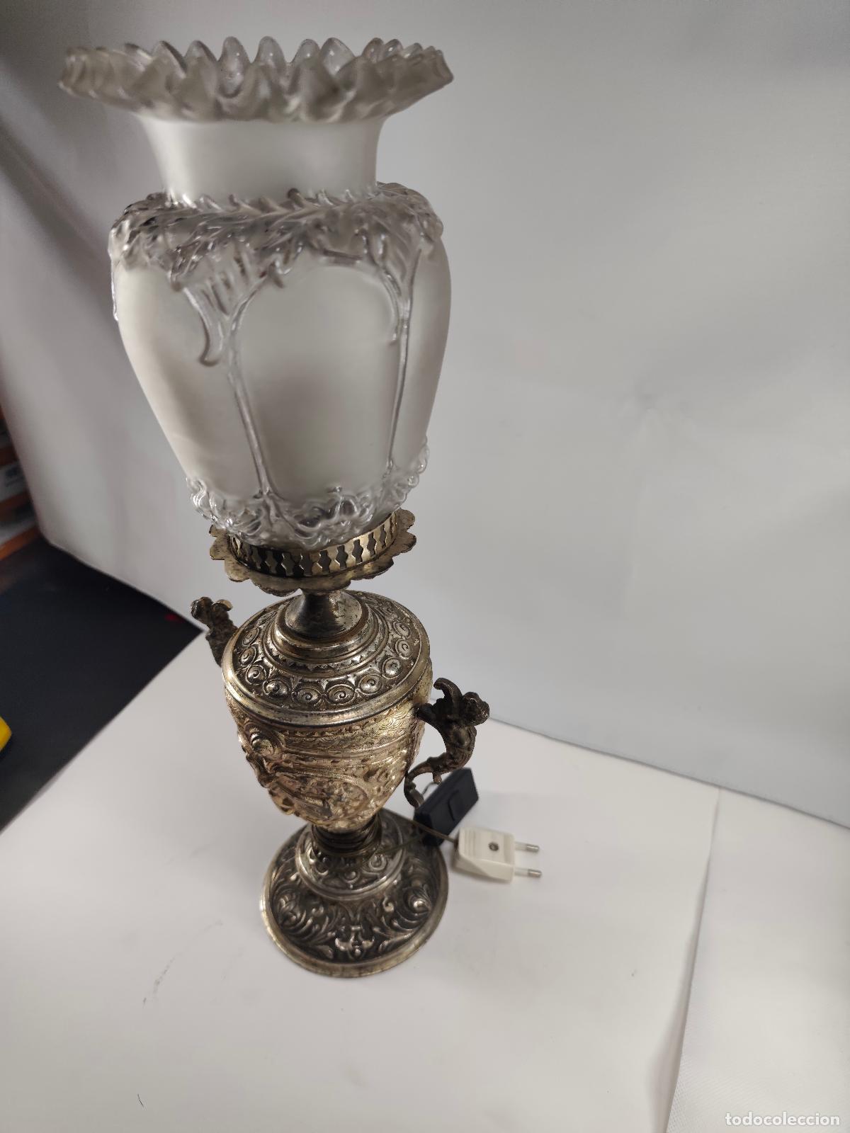 Antig&uuml;edades: quinque de calamina y cristal - Foto 4