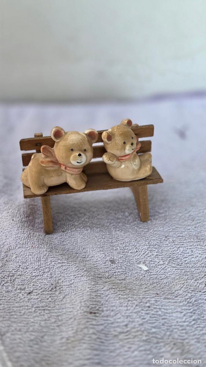 Antig&uuml;edades: 2 osos sentados en un sillon - Foto 2