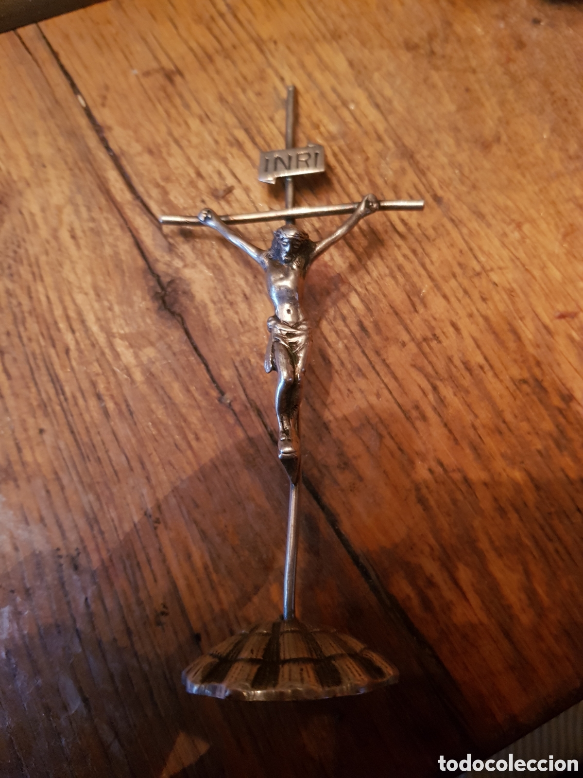 Antig&uuml;edades: ANTIGUO CRUCIFIJO DE PLATA - Foto 1