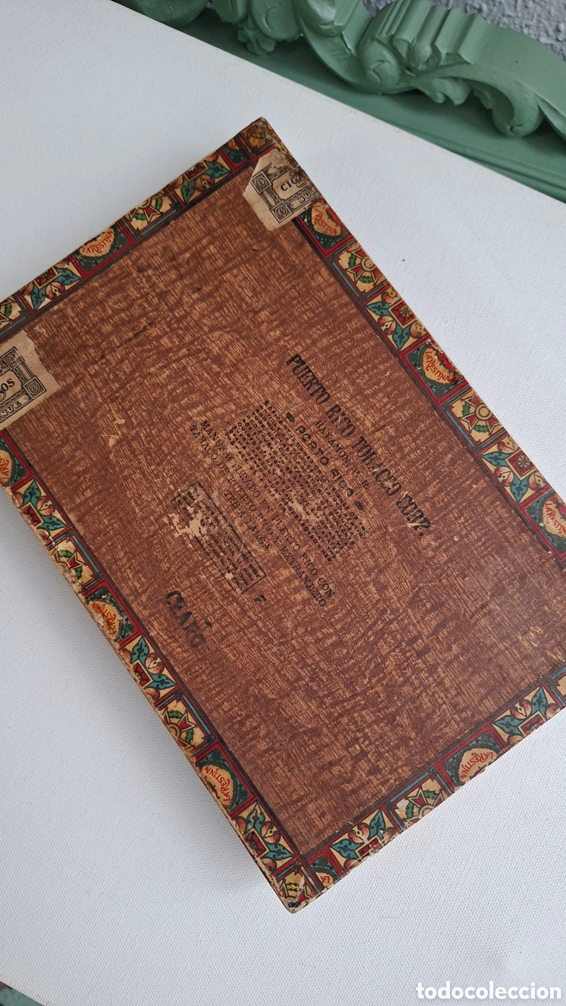 Antig&uuml;edades: Caja de Puros 1920 La Restina - Foto 13