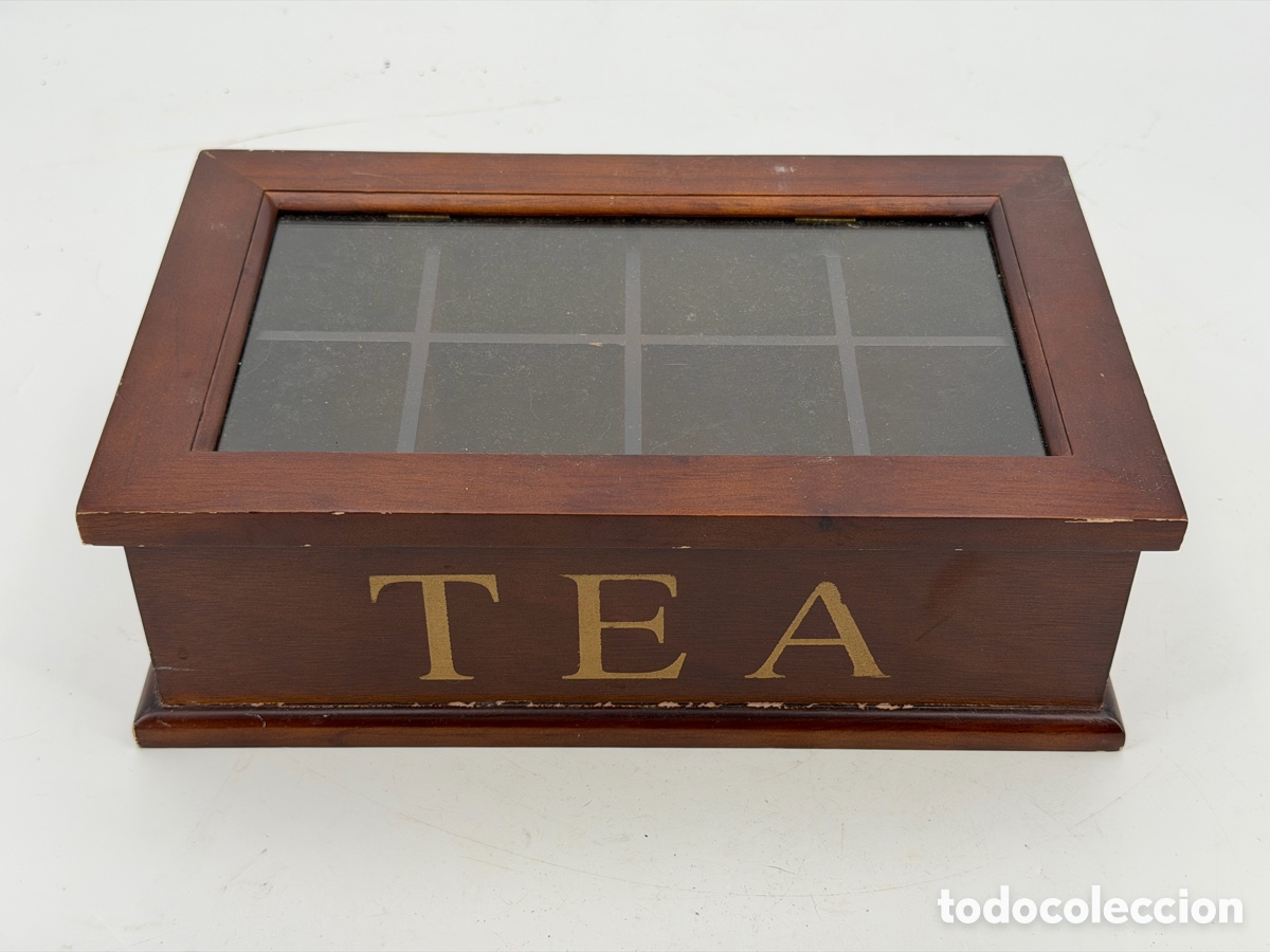 Antig&uuml;edades: Caja Expositora de T&eacute; - Foto 2