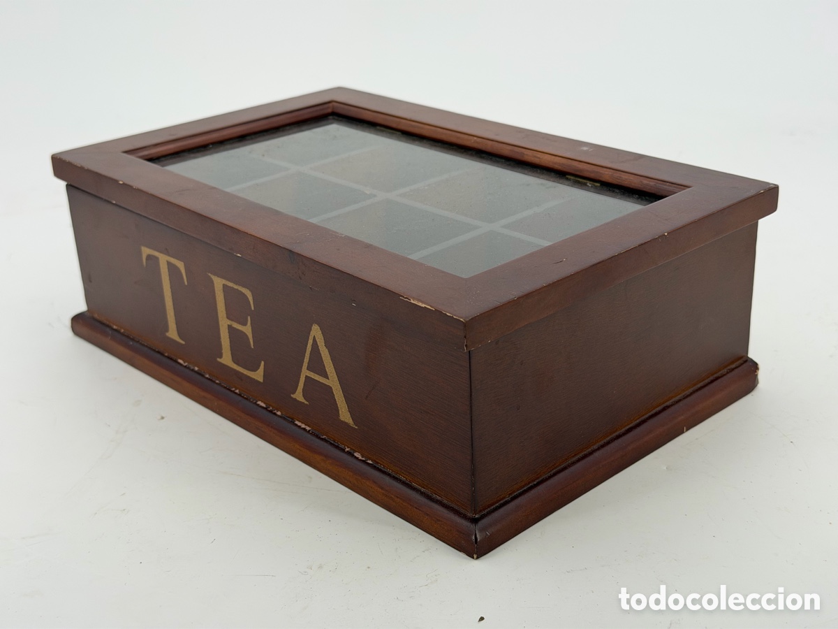Antig&uuml;edades: Caja Expositora de T&eacute; - Foto 3