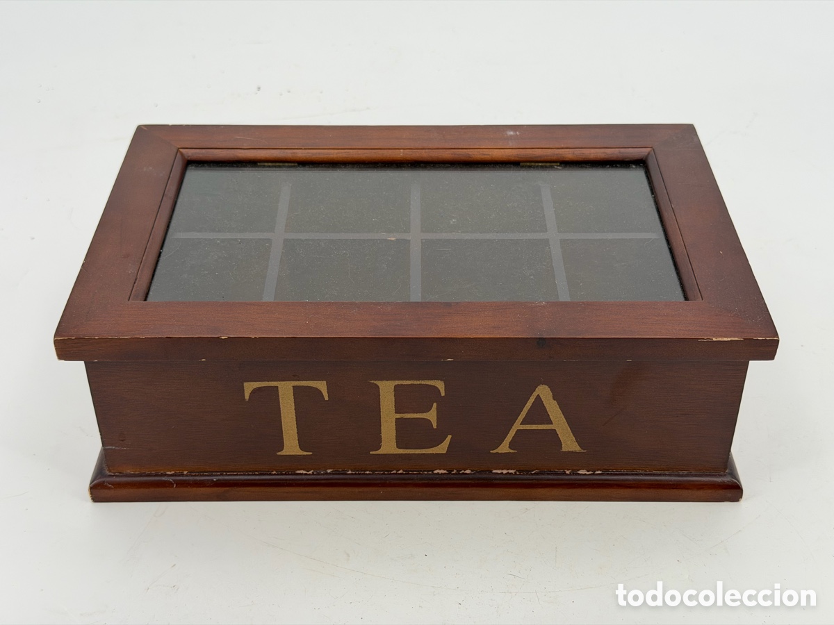 Antig&uuml;edades: Caja Expositora de T&eacute; - Foto 5