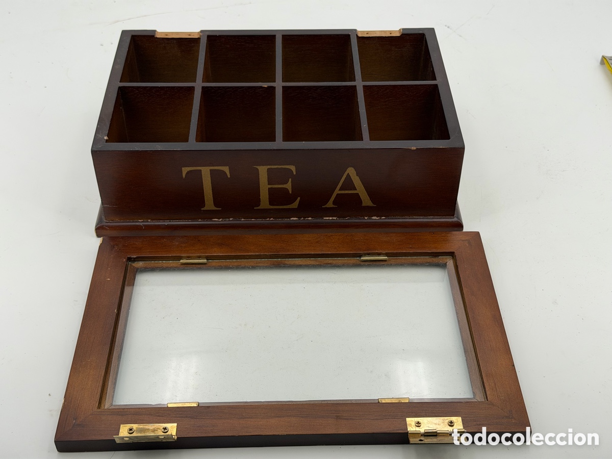 Antig&uuml;edades: Caja Expositora de T&eacute; - Foto 6