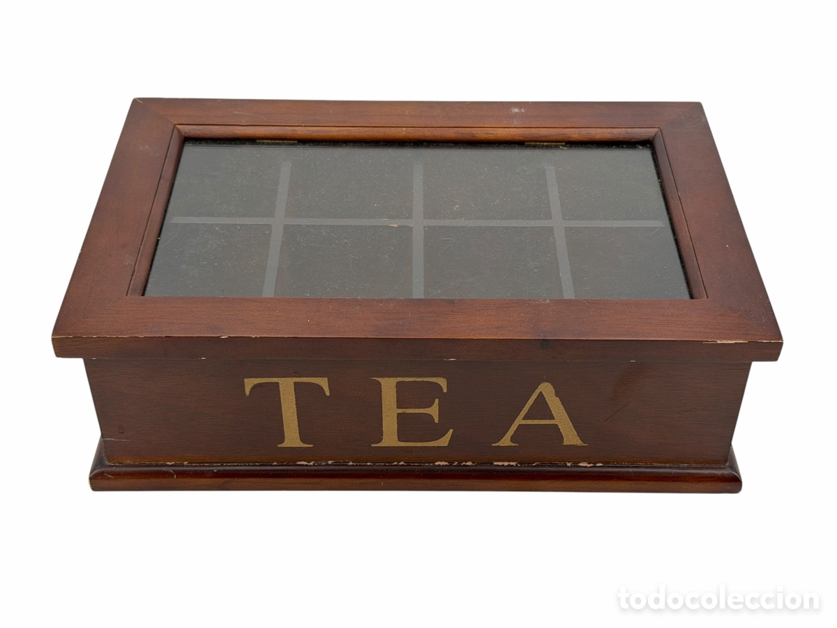 Antig&uuml;edades: Caja Expositora de T&eacute; - Foto 1