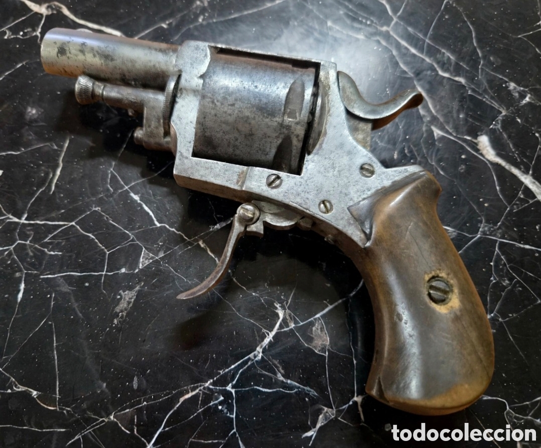 Antig&uuml;edades: BRITISH BULL DOG probablemente fabricada en Eibar alrededor de 1880