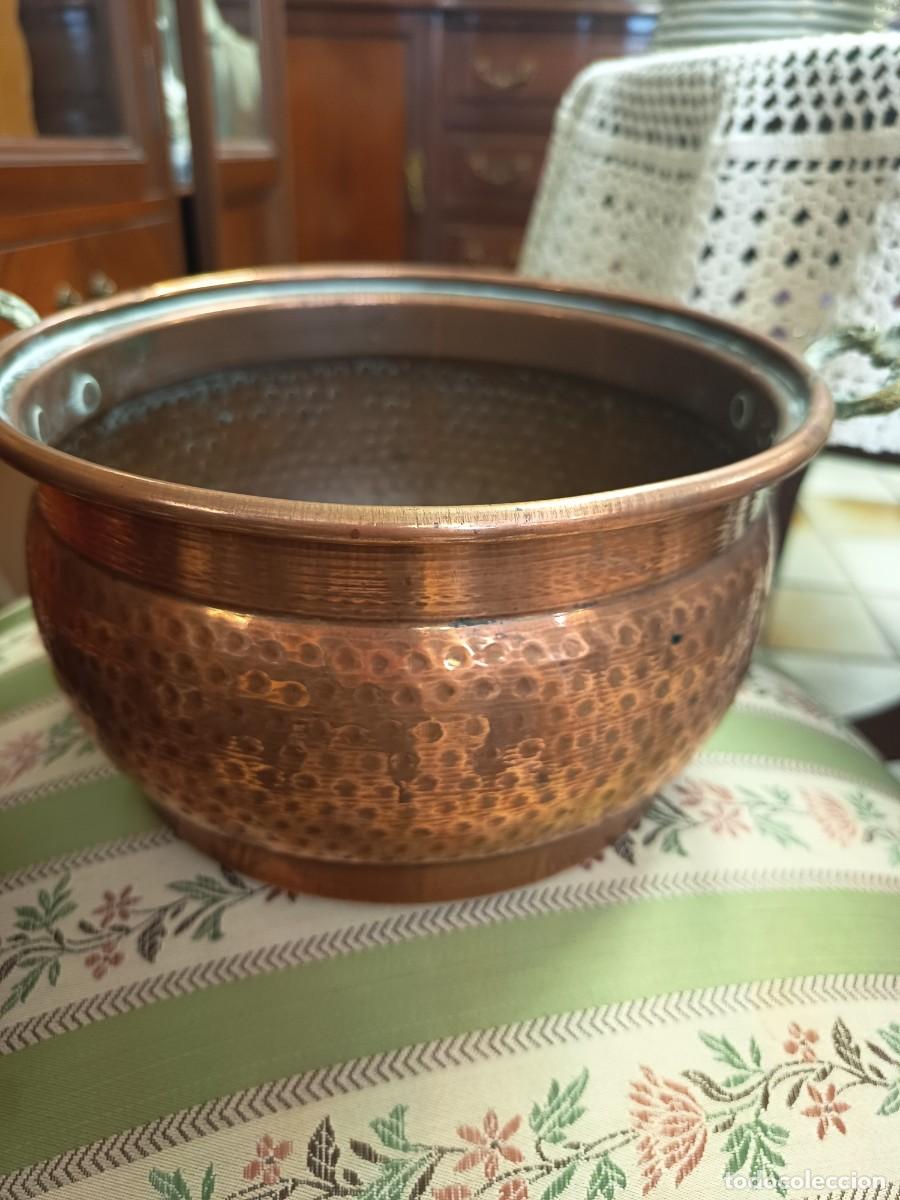 Antig&uuml;edades: Olla antigua de cobre - Foto 3