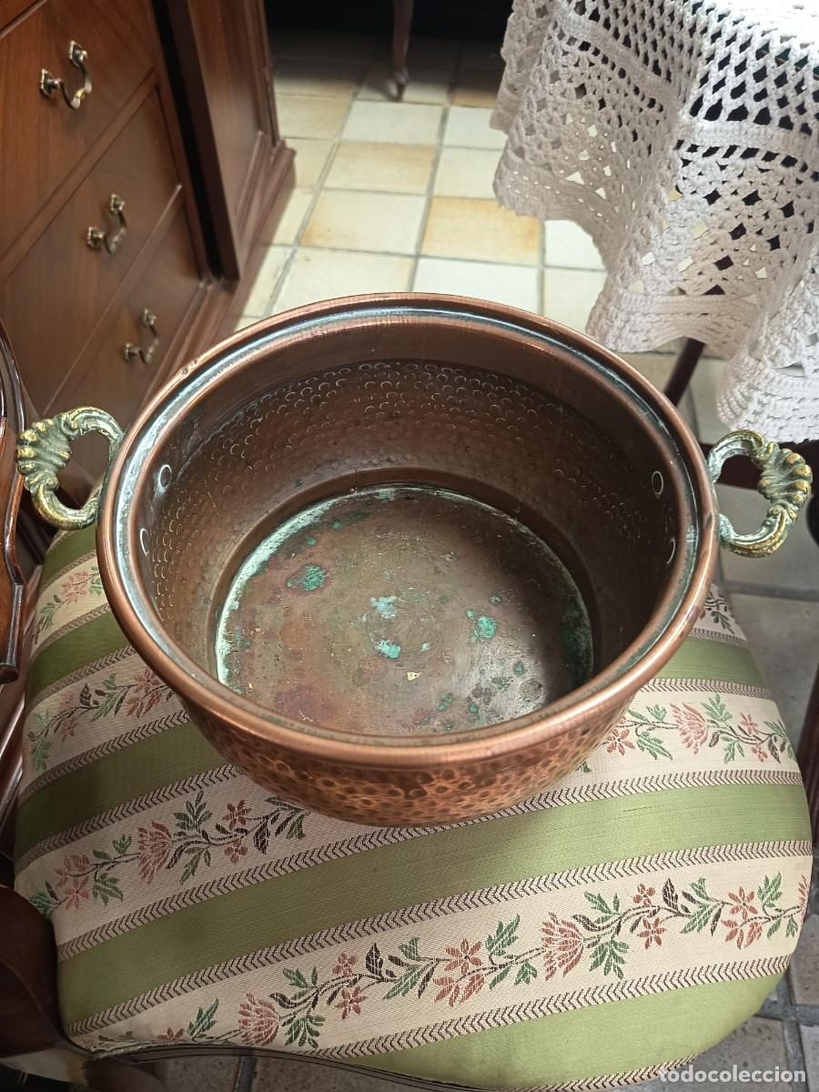 Antig&uuml;edades: Olla antigua de cobre - Foto 4