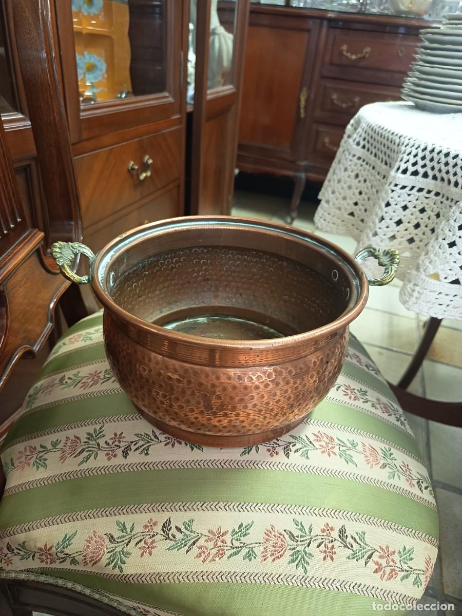 Antig&uuml;edades: Olla antigua de cobre - Foto 8