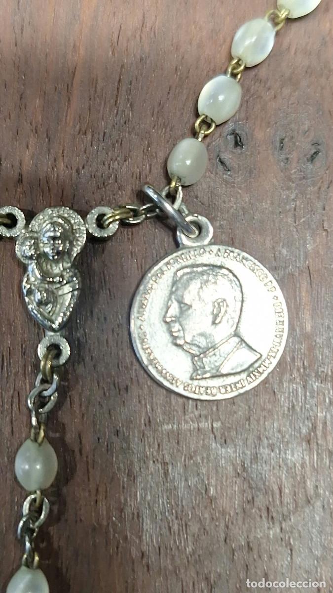 Antig&uuml;edades: Bellisimo Rosario &rdquo;Regnare Christum Volumus&rdquo; Beato Alvaro del Portillo
