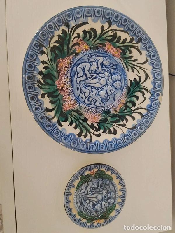 Antig&uuml;edades: LOTE DE PLATOS DECORATIVOS - Foto 1