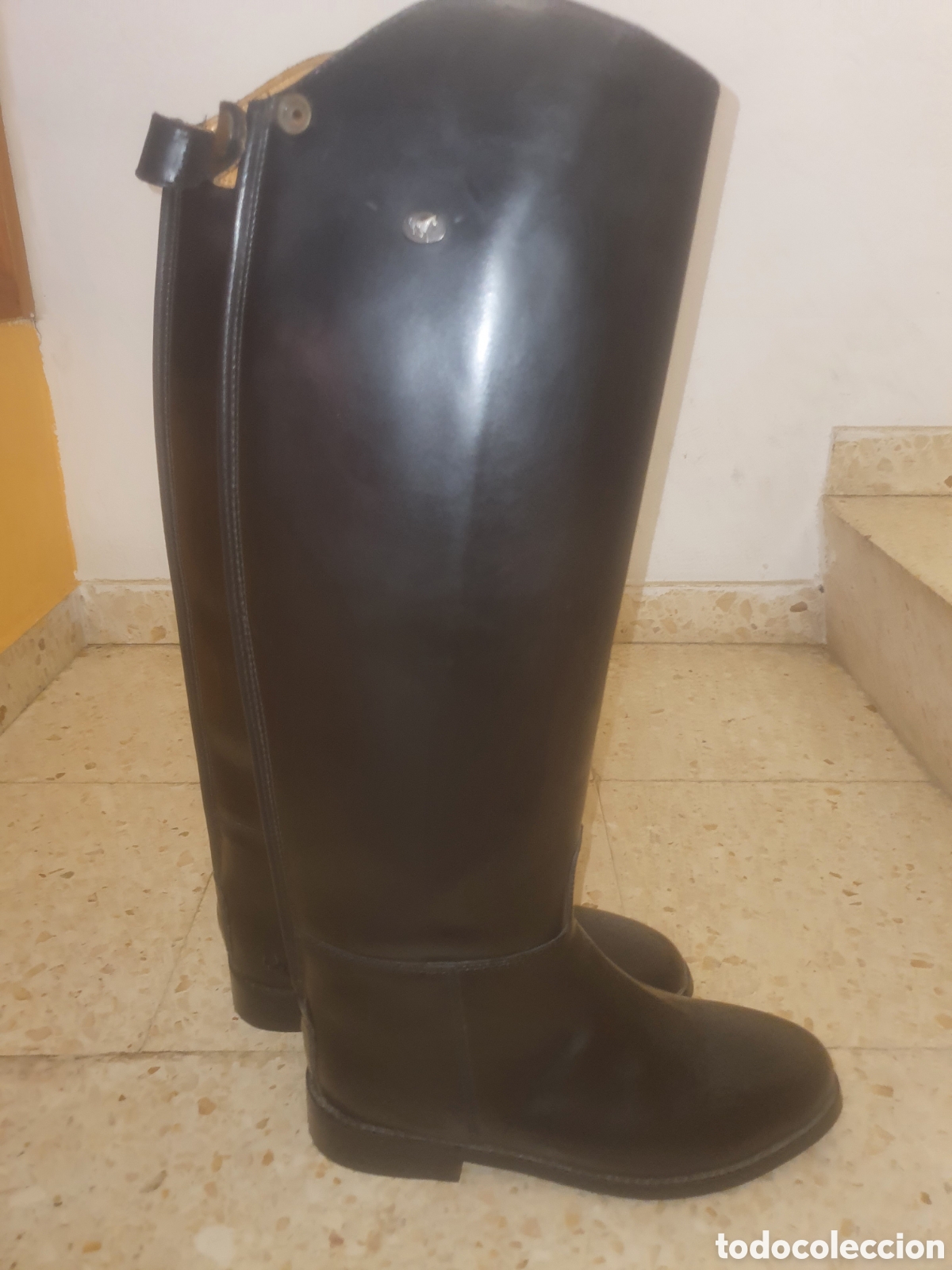 Antig&uuml;edades: Botas de montar cuero. - Foto 7