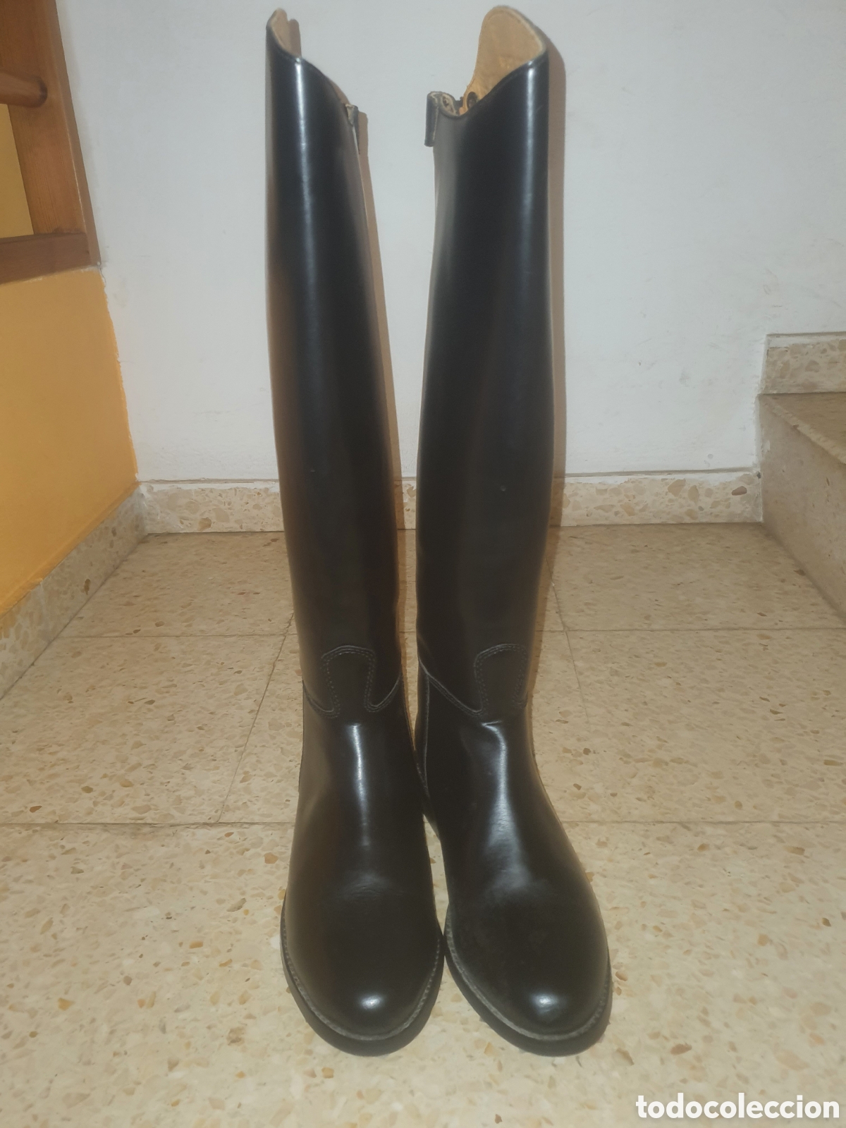 Antig&uuml;edades: Botas de montar cuero. - Foto 8