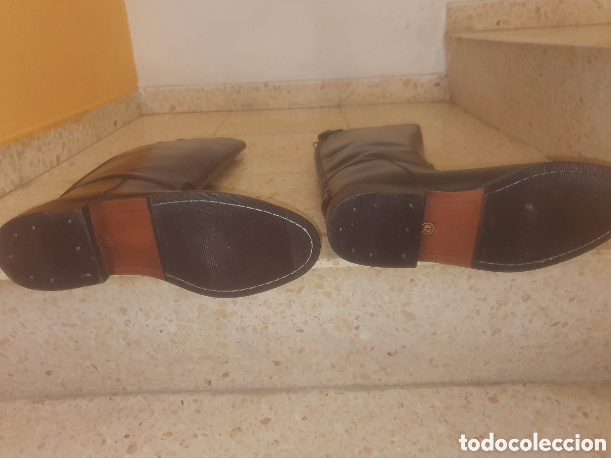 Antig&uuml;edades: Botas de montar cuero. - Foto 9