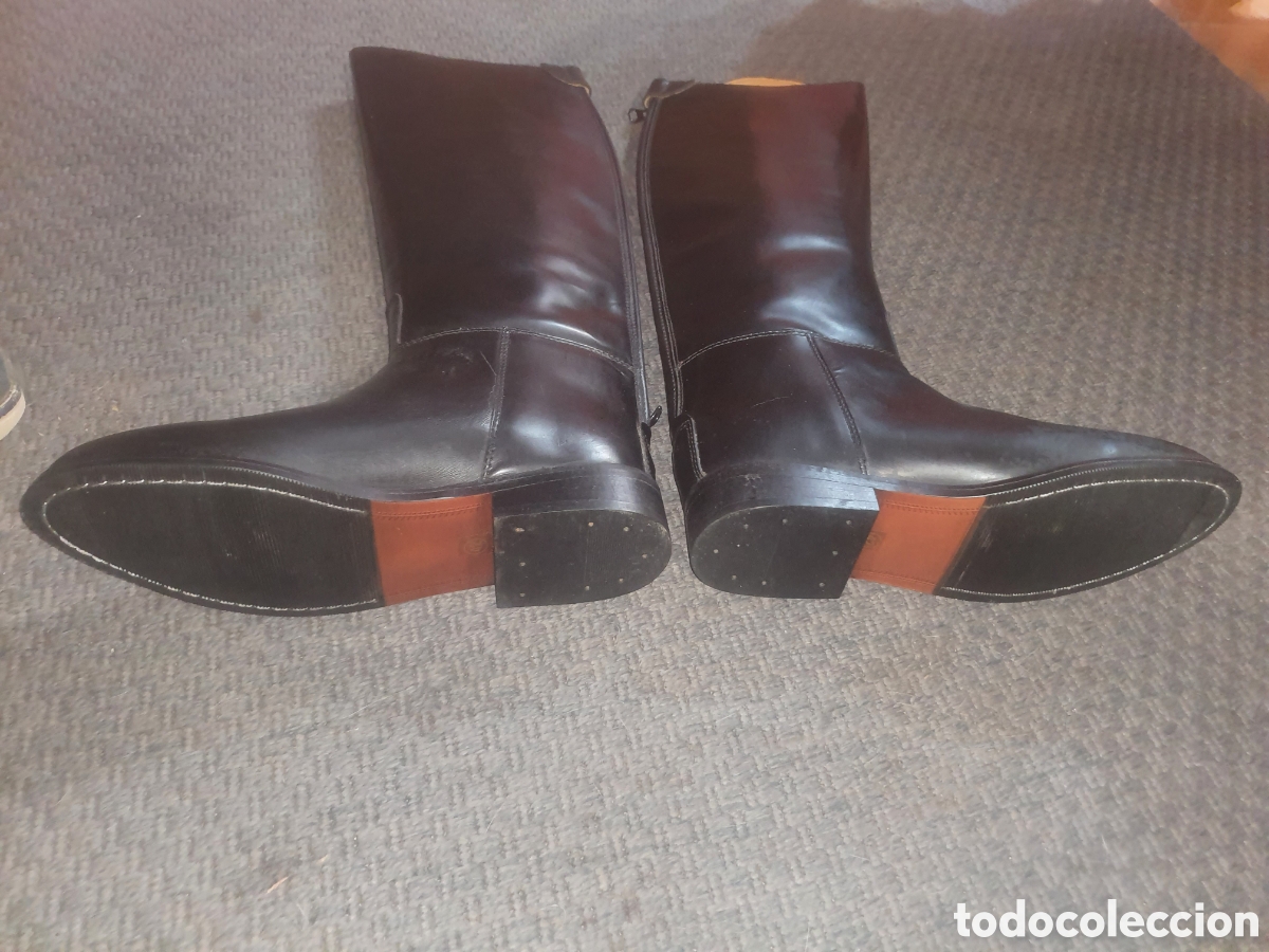 Antig&uuml;edades: Botas de montar cuero. - Foto 10