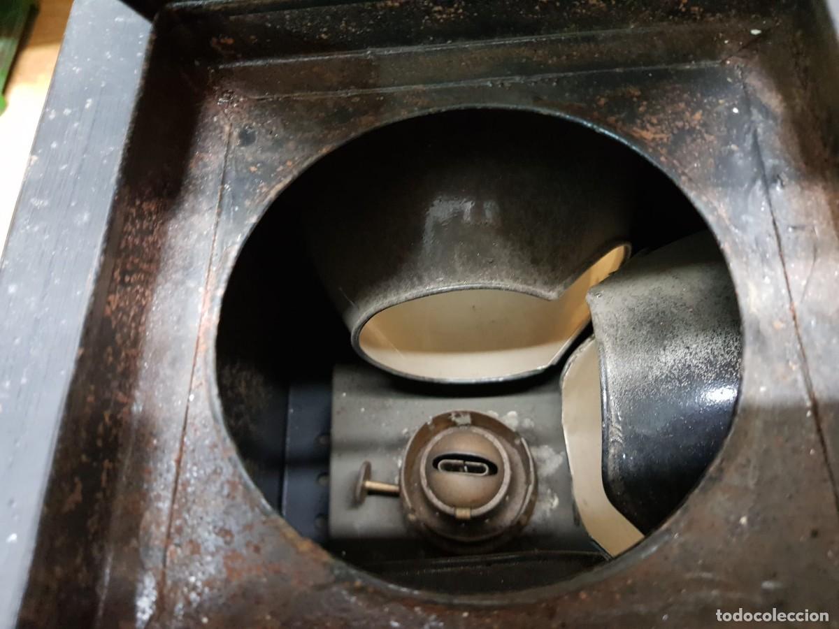 Antig&uuml;edades: ANTIGUO FARON DE FERROCARRIL-COMPLETO - Foto 6