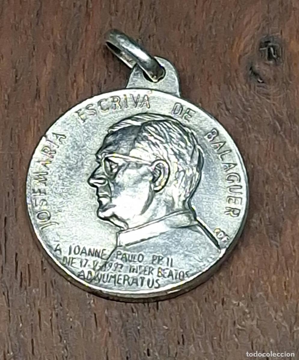 Antig&uuml;edades: Medalla Beatificaci&oacute;n SAN JOSEMARIA ESCRIVA de BALAGUER Plata Constrastada
