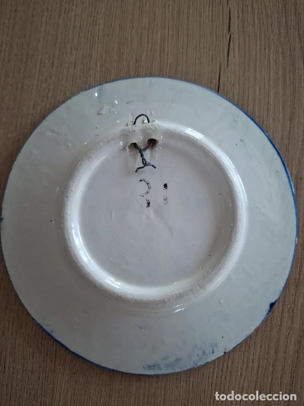 Antig&uuml;edades: PLATO DE CERAMICA DECORATIVO - Foto 4