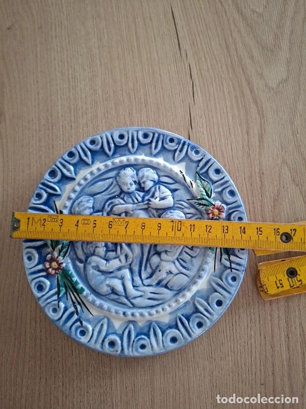 Antig&uuml;edades: PLATO DE CERAMICA DECORATIVO - Foto 5