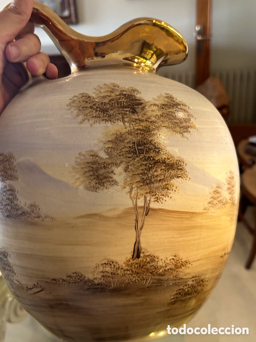 Antig&uuml;edades: Jarr&oacute;n pintado a mano - Foto 3