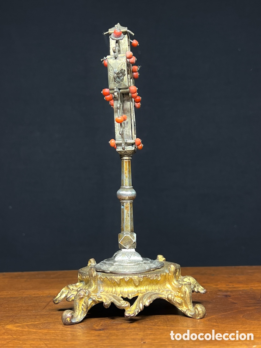 Antig&uuml;edades: Cruz de altar, monte Athos. S.XIX - Foto 4