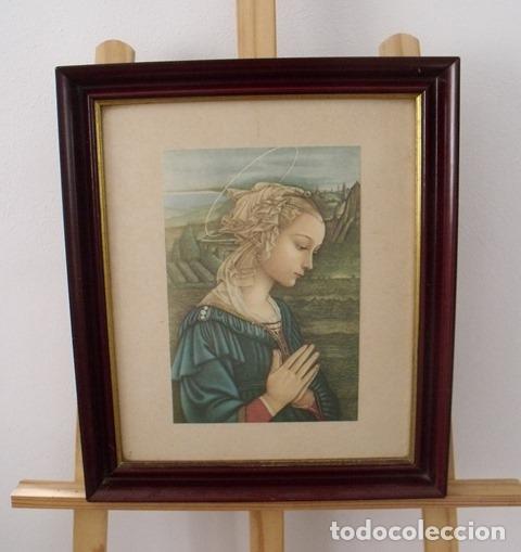 Antig&uuml;edades: Cuadro L&aacute;mina Virgen Mar&iacute;a - Fra Filippo Lippi
