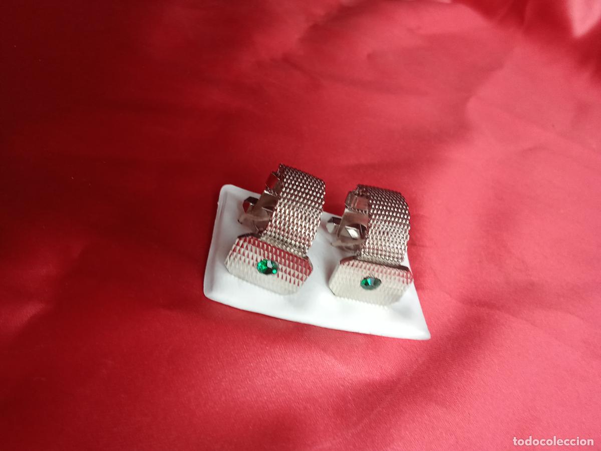 Antig&uuml;edades: Gemelos de camisa fantasia vintage a&ntilde;os 70 G-22. Alacena