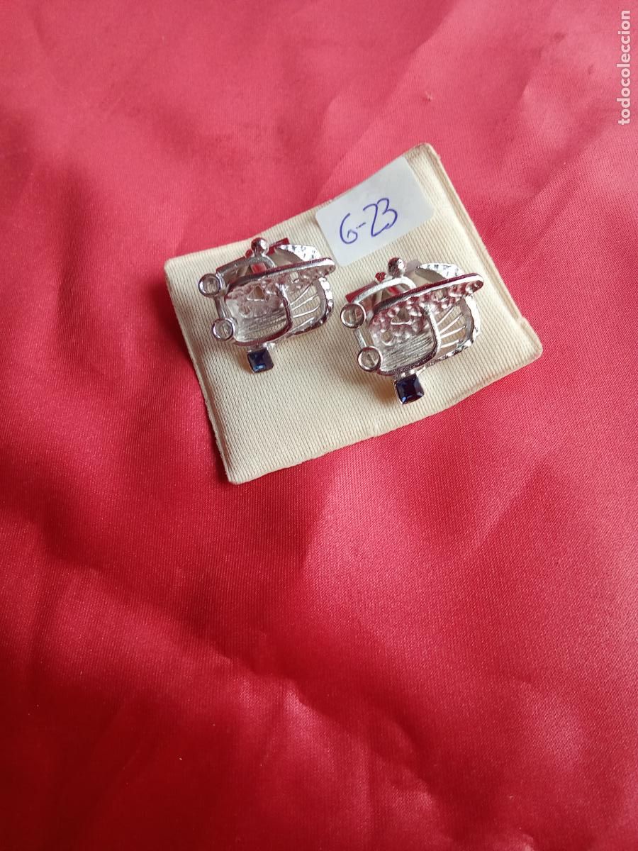Antig&uuml;edades: Gemelos de camisa vintage fantasia a&ntilde;os 70 G-23. Alacena