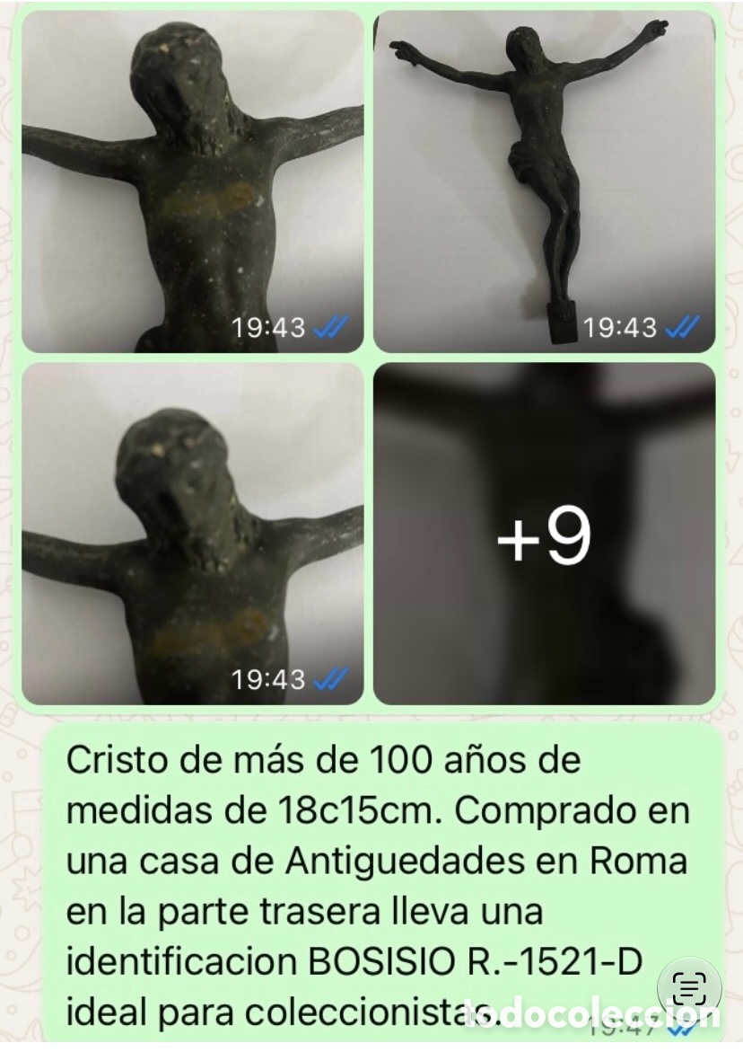 Antig&uuml;edades: Cristo de m&aacute;s de 100 a&ntilde;os - Foto 1
