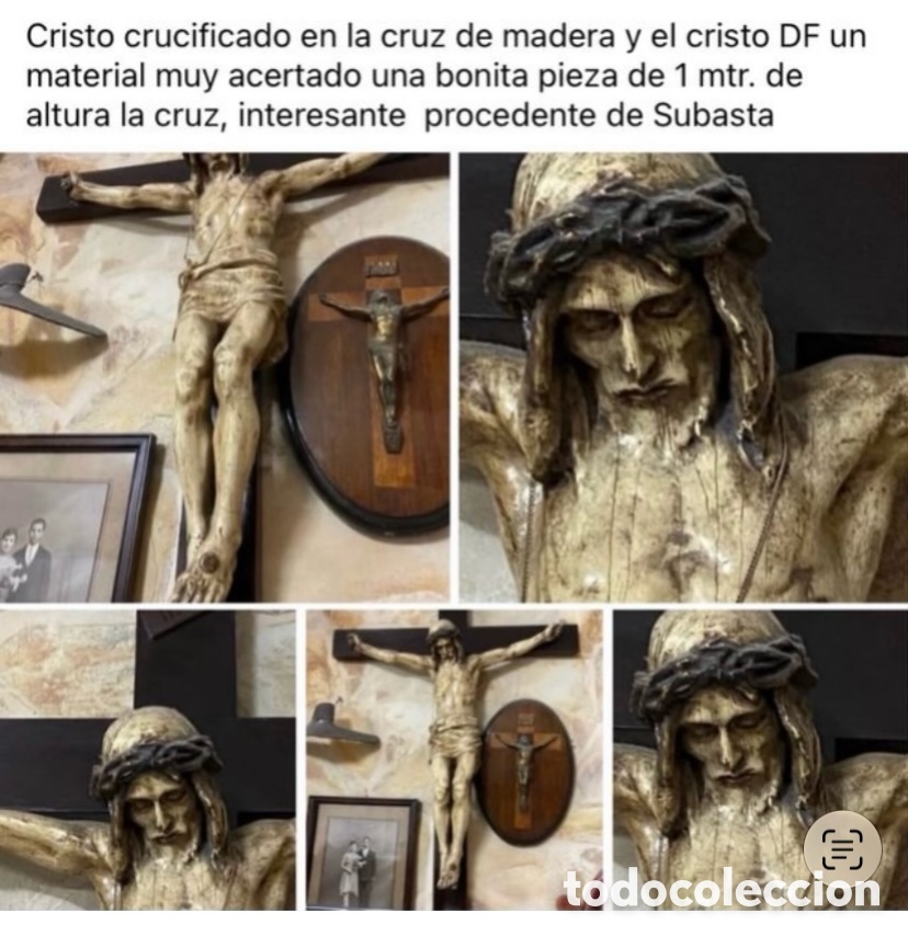 Antig&uuml;edades: Cristo en la Cruz de Subasta - Foto 4