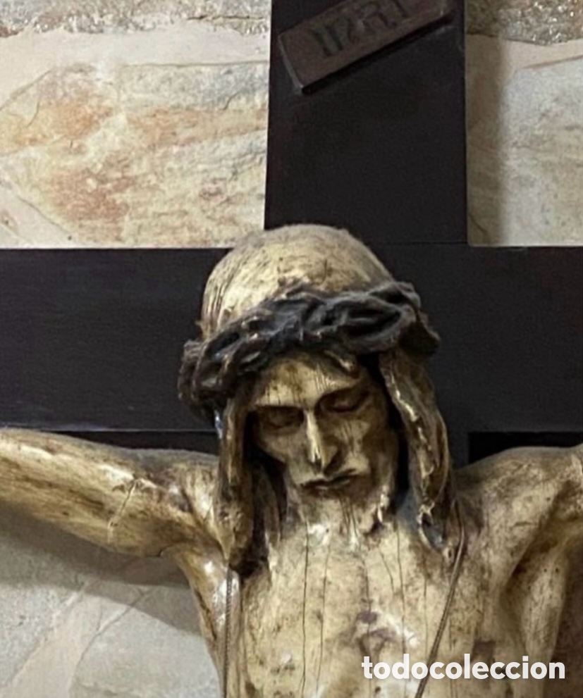 Antig&uuml;edades: Cristo en la Cruz de Subasta - Foto 1
