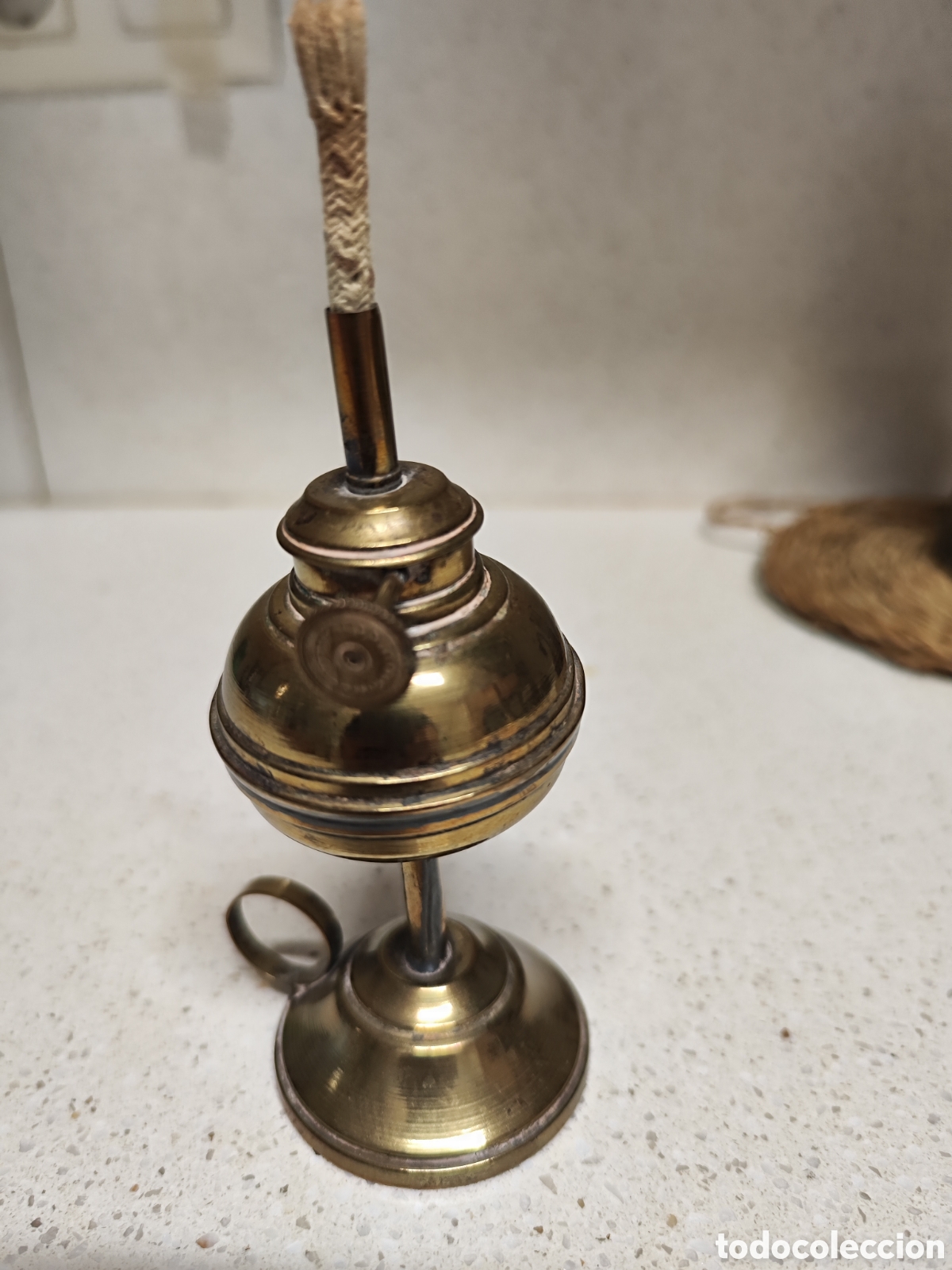 Antig&uuml;edades: Lampara de aceite antigua - Foto 2