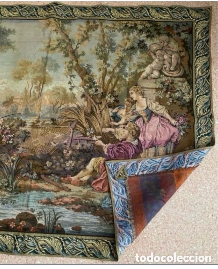 Antig&uuml;edades: Tapiz de origen Frances como nuevo - Foto 2