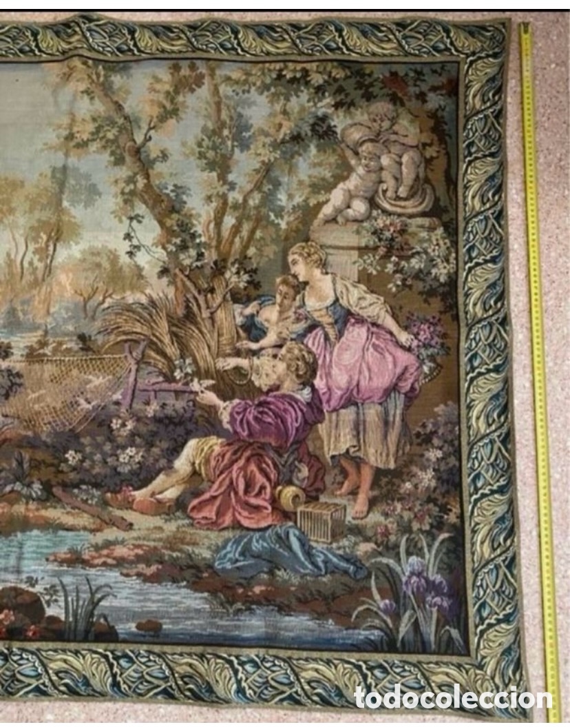 Antig&uuml;edades: Tapiz de origen Frances como nuevo - Foto 4