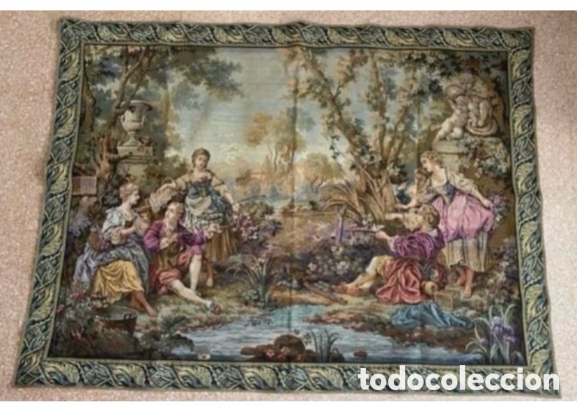 Antig&uuml;edades: Tapiz de origen Frances como nuevo - Foto 5