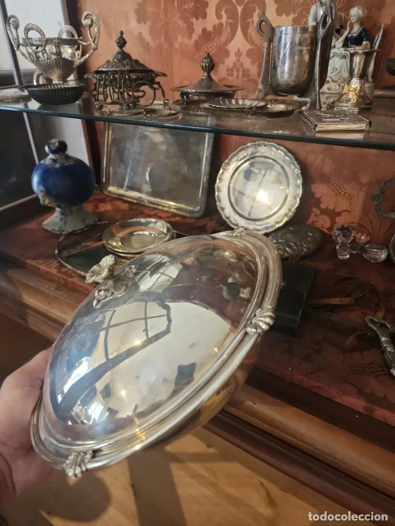 Antig&uuml;edades: Mantenedor de Alimentos Plateado - Foto 3
