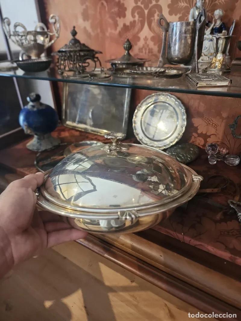Antig&uuml;edades: Mantenedor de Alimentos Plateado